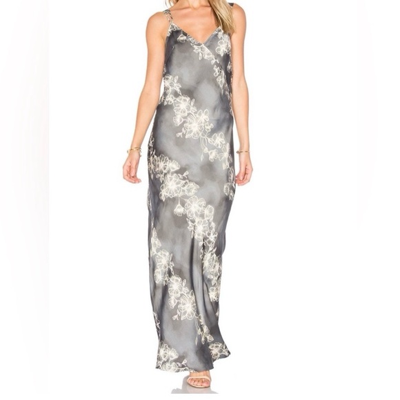 FREE PEOPLE- Gray slip dress - Picture 3 of 9